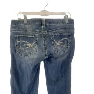 Silver Jeans Women's Size 28 Tuesday Capri Embroidered Pockets‎ Jeans